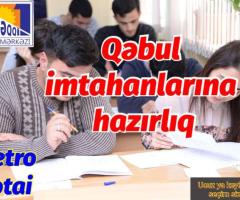 Qəbul imtahanlarına hazırlıq