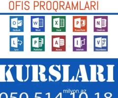 Ofis (Windows, Word, Excel, Power Point) dərslərimiz