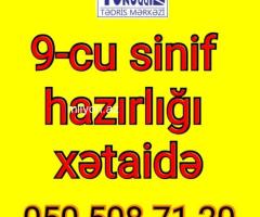9-cu sinif buraxılış imtahanlarına hazırlıq