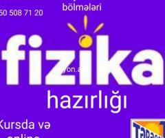 Fizika hazırlığı