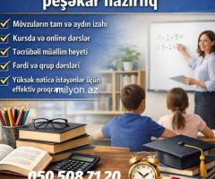 Buraxılış imtahanlarına hazırlıq