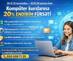Endirimli kompüter kursları