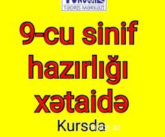 9-cu sinif buraxılış imtahanlarına hazırlıq
