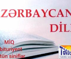 Azərbaycan dili hazırlığı