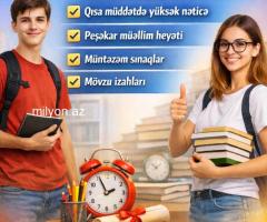 Buraxılış imtahanlarına intensiv hazırlıq