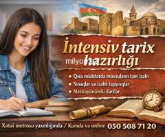 İntensiv tarix hazırlığı