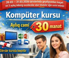 Endirimli kompüter kursları