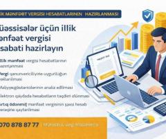 Mənfəət Vergisi Hesabatlarının Hazırlanaraq təqdim olunması